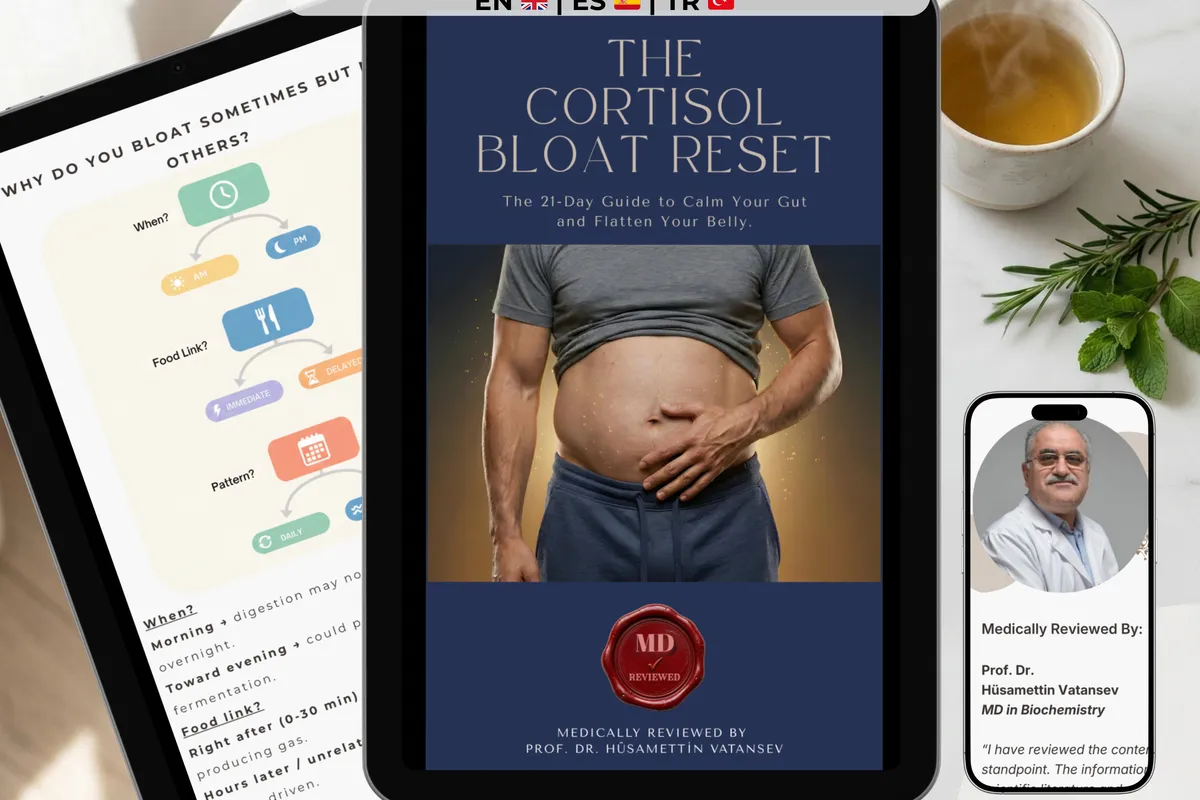 The Cortisol Bloat Reset Guide | VibeVit