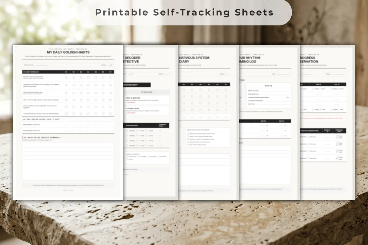 The Cortisol Bloat Reset Tracker | VibeVit