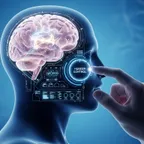 A conceptual image showing a person gaining control over their hunger hormone, ghrelin, symbolizing its powerful effect on weight loss.