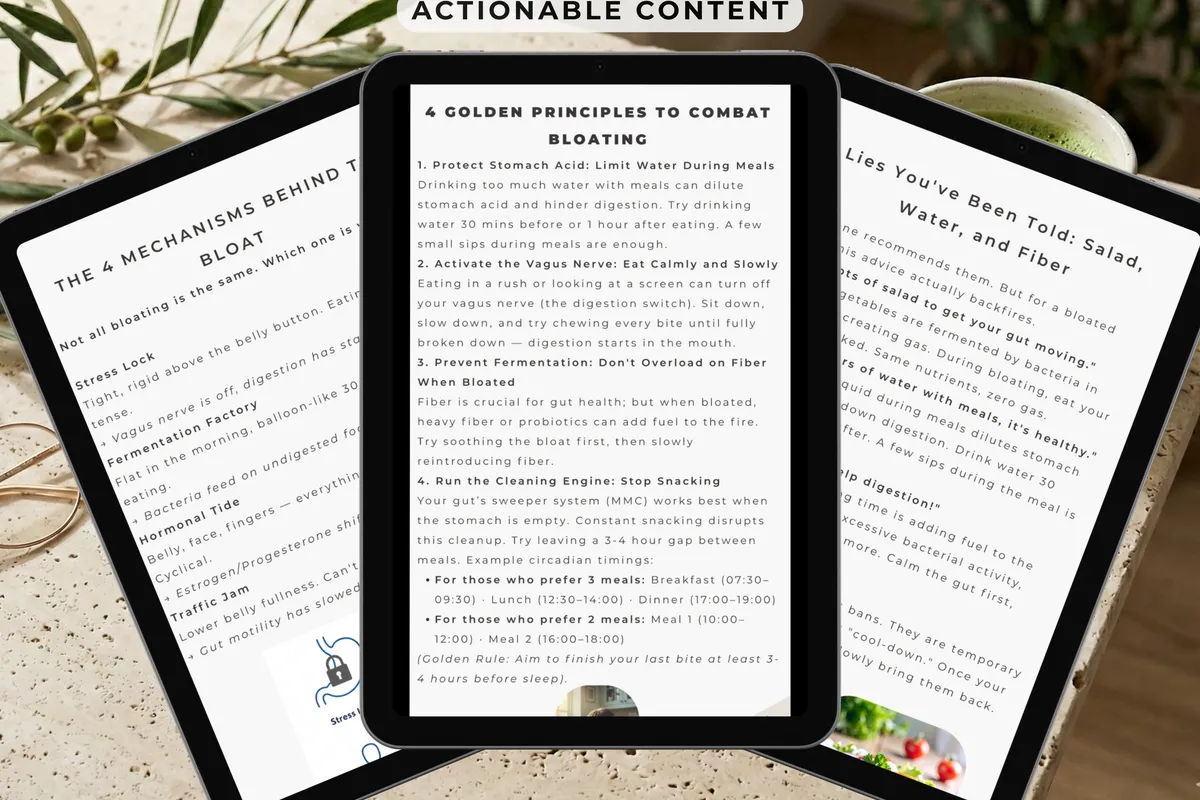 The Cortisol Bloat Reset Guide 2 | VibeVit